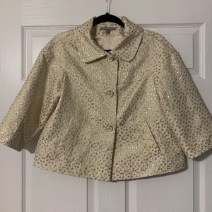 NY Collection gold jacket